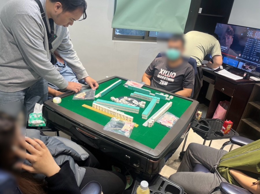 棋牌社掩护麻将赌场脸书揽客要先预约警逮8人