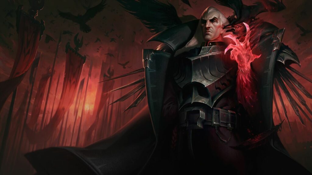 LoL champion Swain official splashart wallpaper