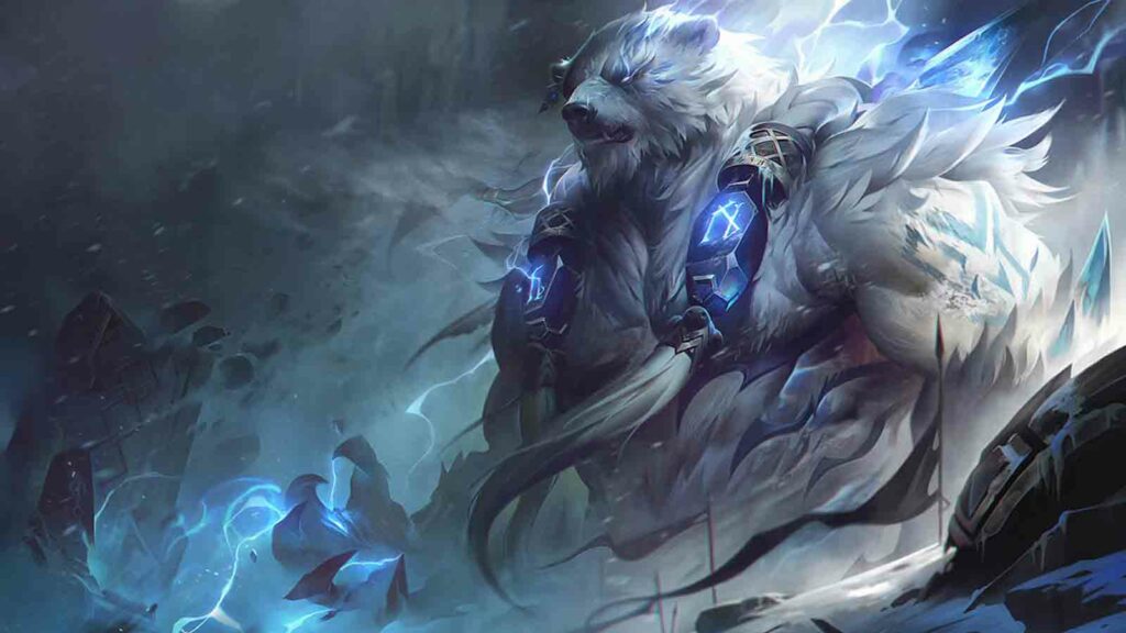 LoL champion Volibear official splashart wallpaper